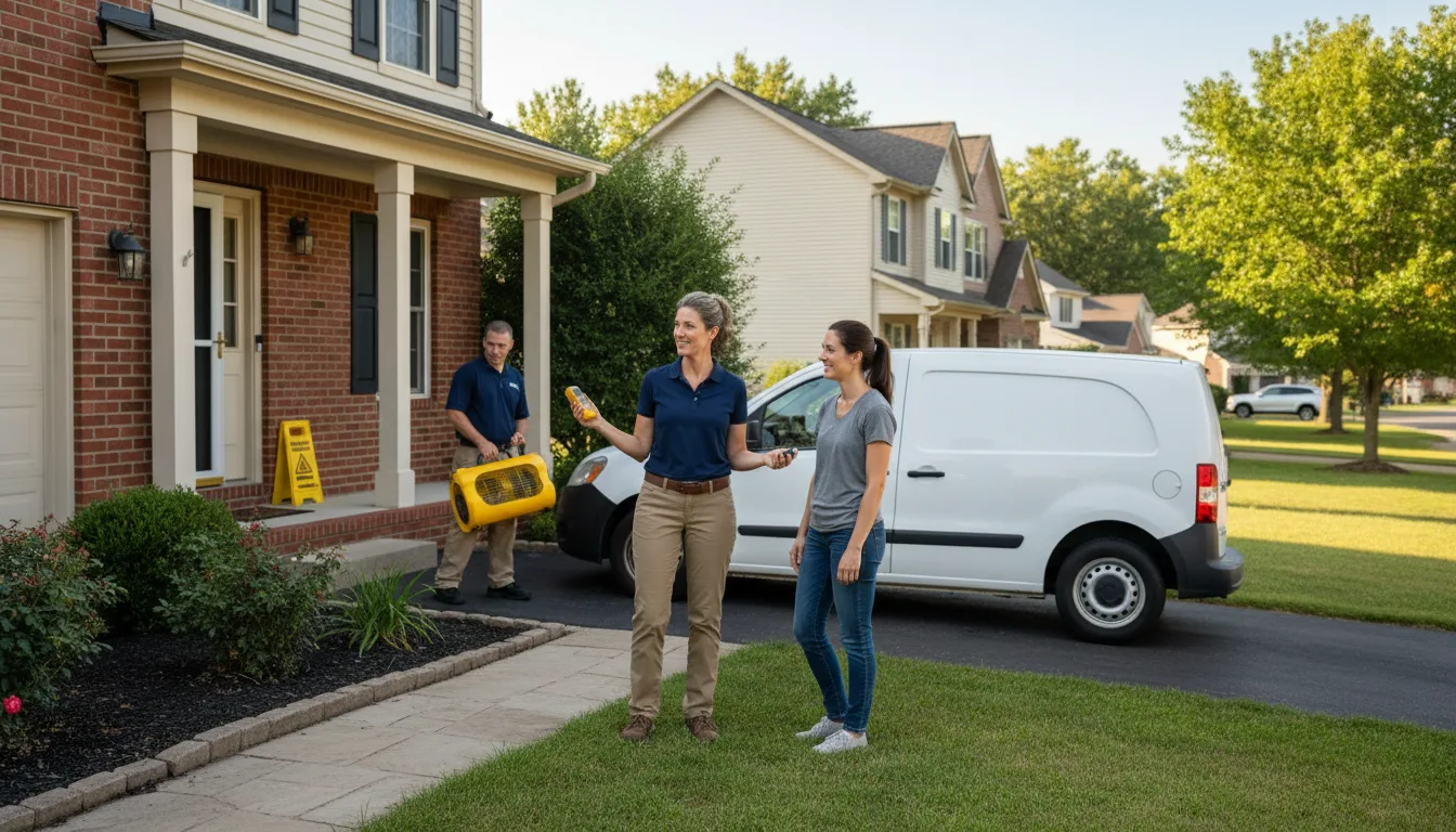 Water restoration image for Water Damage & Restoration Services in Fairfield, ME